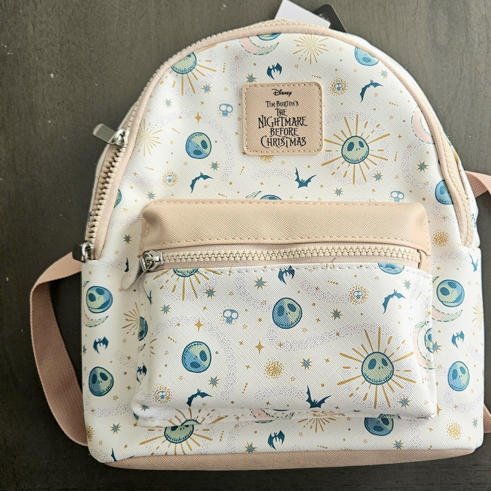 Disney The Nightmare Before Christmas Backpack - Cream and Tan